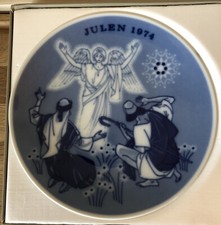 Porsgrund Christmas Plate for sale | eBay