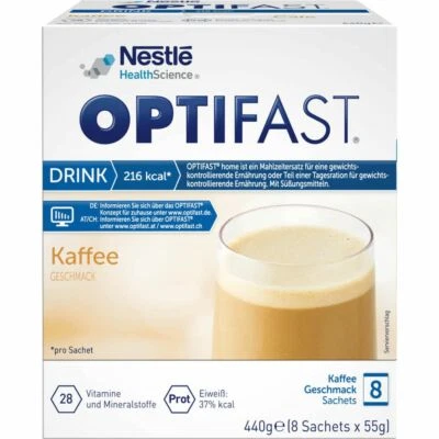 NESTLE HEALTH SCIENCE (DEUTSCHLAND) GMBH OPTIFAST home Drink Kaffee Pulver 440 g PZN10267833