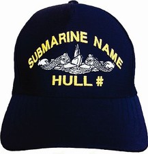 USS Dace SSN 607- Embroidered Submarine Ball Cap - Made in USA - BC Patch