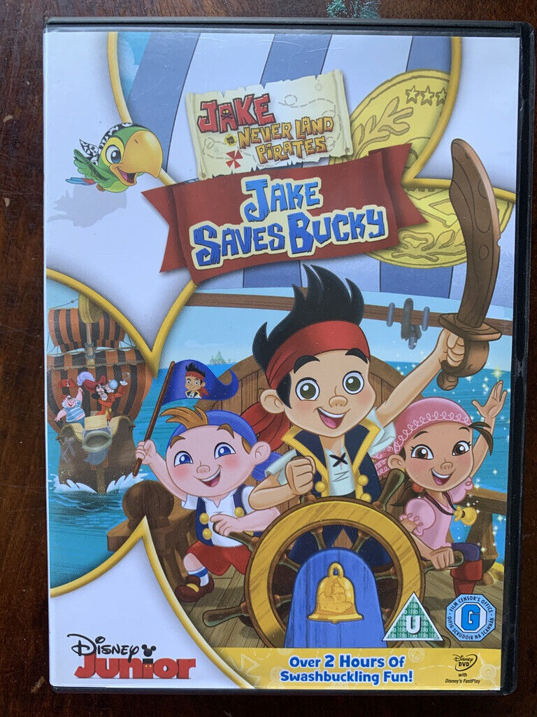 DVD Jake Never Land Pirates Jake Saves Bucky Disney série de TV infantil  júnior 8717418380076