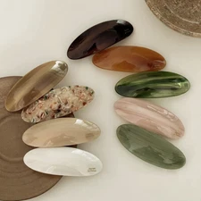 Geometric Barrettes Hair Accessories 9cm Acetate Hair Clip Hair Styling Tool&