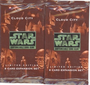 Decipher Star Wars CCG - CLOUD CITY Limited Edition 9 Card Booster Pack x2 LOT | eBay