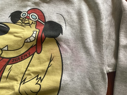 1993 Vintage Muttley Double Sided Medium Size Sweatshirt USA Made Hanna Barbera - Picture 11 of 11
