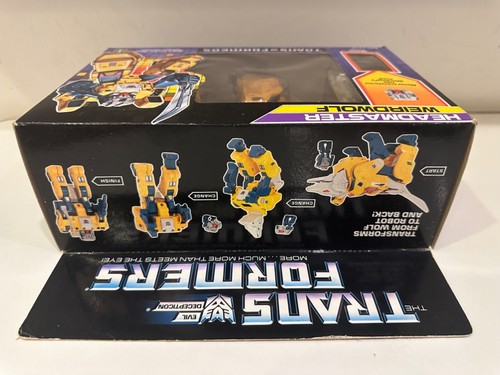 Vintage G1 Hasbro Takara Transformers Headmaster Weirdwolf MIB Complete - Picture 5 of 11