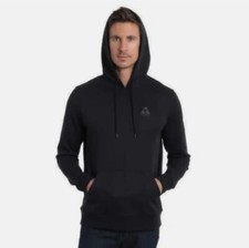 Gerry Men's Fleece Performance Hoodie Pullover, Black, M
