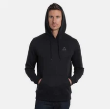 Gerry Men's Fleece Performance Hoodie Pullover, Black, M