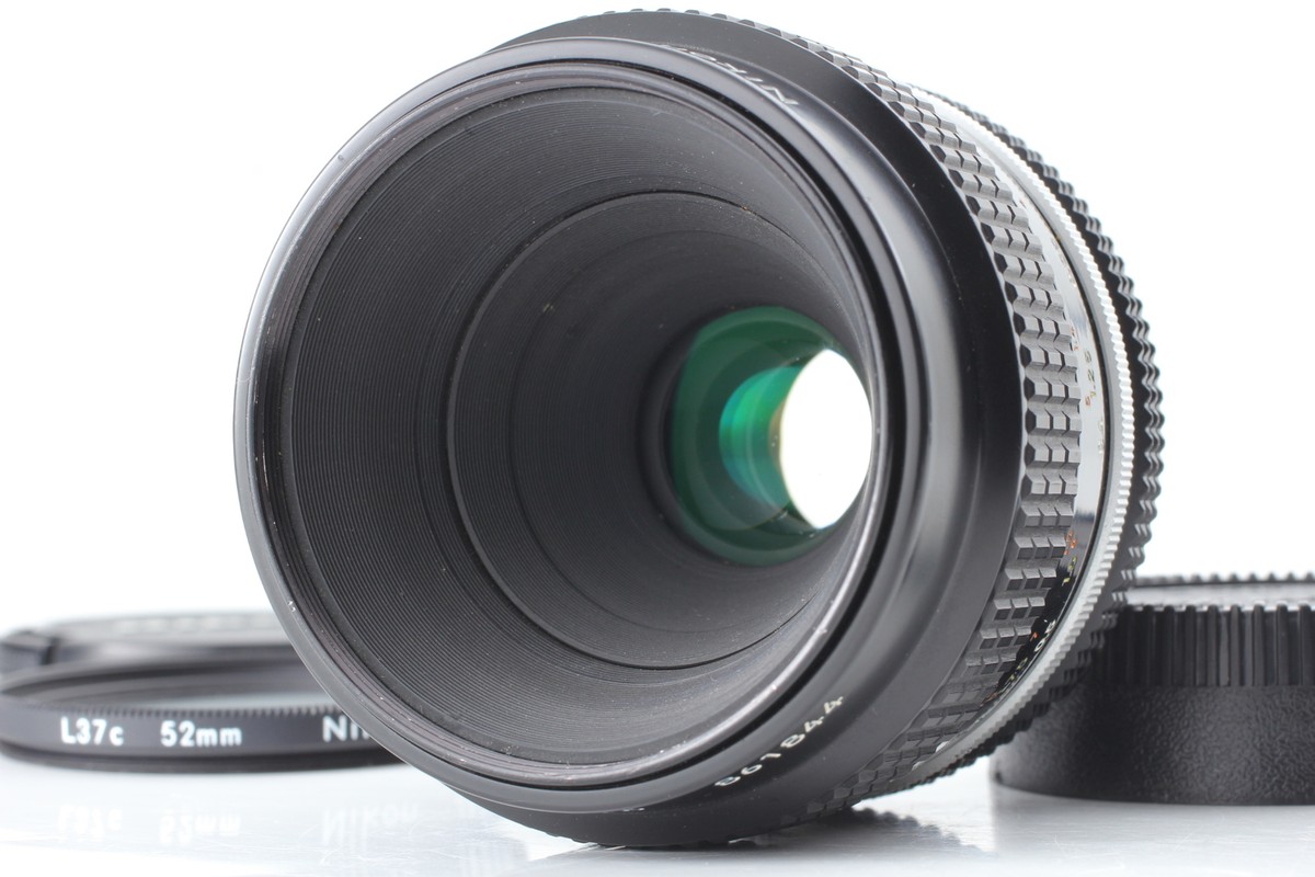 Exc+5] Nikon Ai Micro-NIKKOR 55mm F3.5 MF Macro Lens From