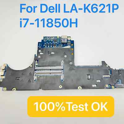 LA-K621P For Dell Precision 7560 Laptop Motherboard With i5-11500H i7-11850H CPU