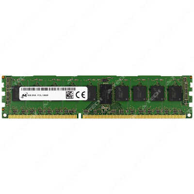 Micron 8GB 2Rx8 PC3L-12800R RDIMM DDR3L 1600 ECC Registered Server Memory RAM 1x