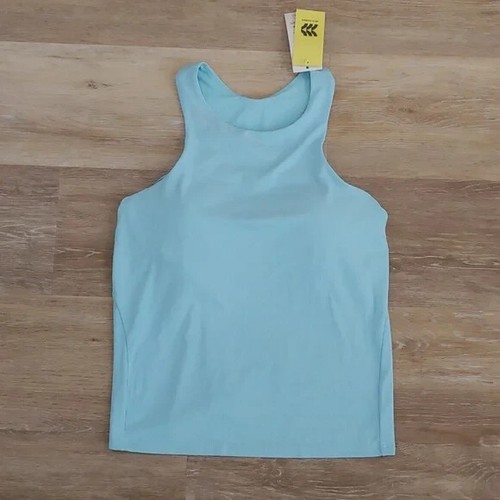 NWT All in Motion Women's Everyday Soft Padded Tank Top Blue Size XL