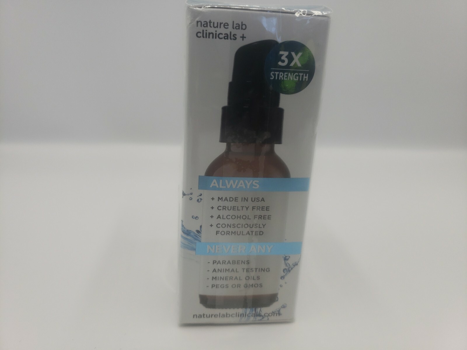 Nature Lab Plumping Hyaluronic Serum 3X Strength 1 OZ 30ml
