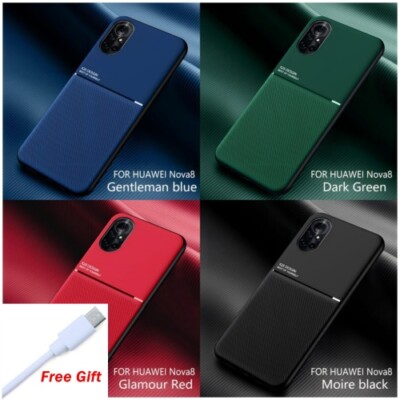 For Huawei nova8 friction magnetic absorbing phone case with free cable fashion