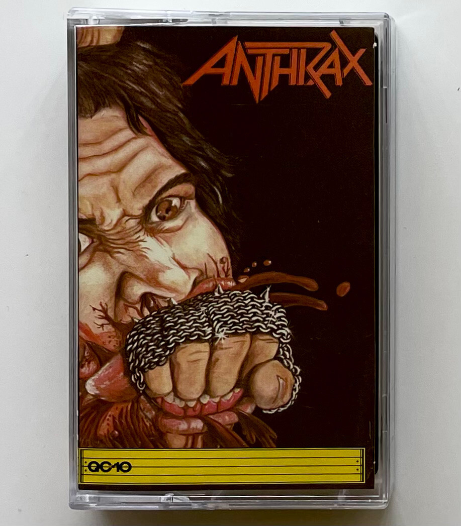 BANZAI Vtg 1984 ANTHRAX Album FISTFUL OF METAL Cassette TAPE Lp OG