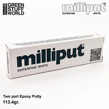 Milliput Standard Blanc Super Fine - 113gr. - Mastic et Pâte époxy