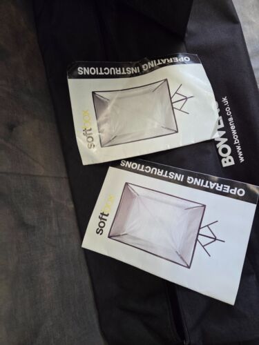 pair of Bowens SoftBox With S-Fit Mount 60 x 80 cm - Picture 2 of 6