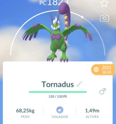 Pokémon Go - Échange De Boréas/Tornadus Légendaire (Trade WIL)