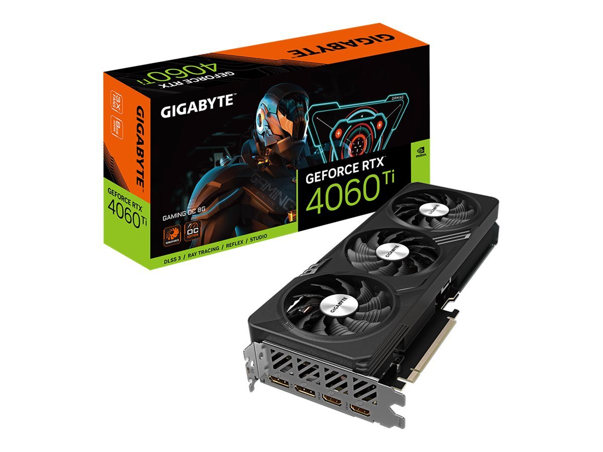 Gigabyte GeForce RTX 4060 Ti GAMING OC 8G Graphics GV-N406TGAMING OC-8G