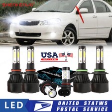 For Toyota Corolla 2008 2007 2006 Faros Led Bombillas Antiniebla Altas Y Bajas