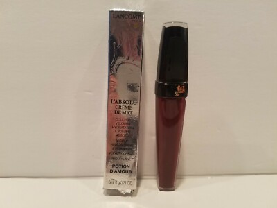 Lancome- L'Absolu Creme De Mat - Lip Gloss - Potion D'Amour - 0.21 Oz - NIB