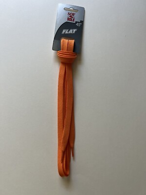 Sof Sole 45'' Athletic Flat Shoe Laces in Light Orange NWT
