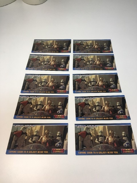 ---Star Wars---Widevision---Promo---Cards Lot Of 10 SWP1---NrMt Topps 1994 | eBay