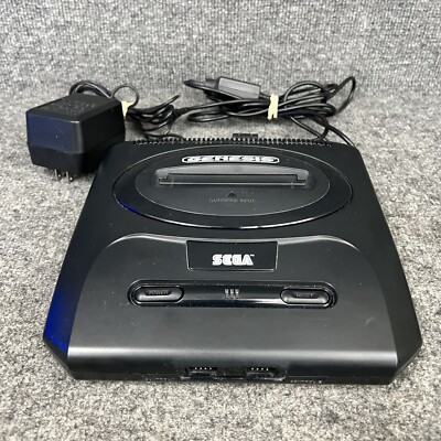 Sega Genesis Console System Bundle W/3 Controllers, 6 Games, Power