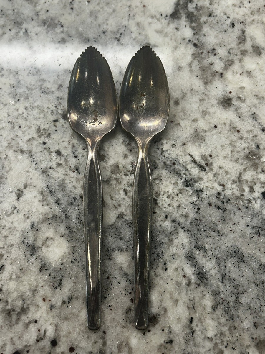 Wm Rogers MFG. Co. Silver Plate Sporks Serrated Set Of 2 | eBay