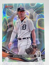 2022 Bowman’s Best Spencer Torkelson Aqua Lava #’d/199 Detroit Tigers RC #7!!!
