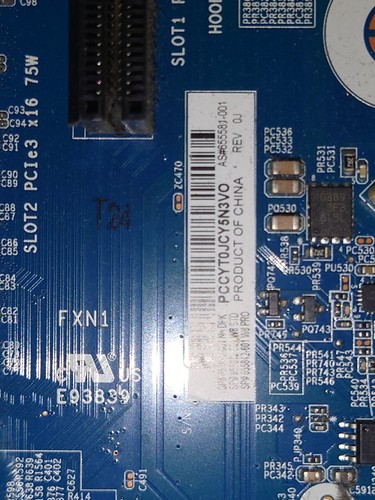 HP Z220 Workstation Motherboard, PSU And COOLER 655840-001, LGA 1155/Socket H2 - Picture 3 of 5