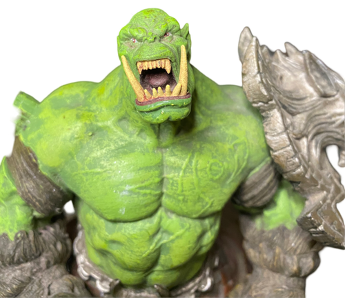 Schamane World Of Warcraft 2007 Blizzard Fantasy Figur 19cm Ork Rehgar Earthfury - Bild 3 von 9