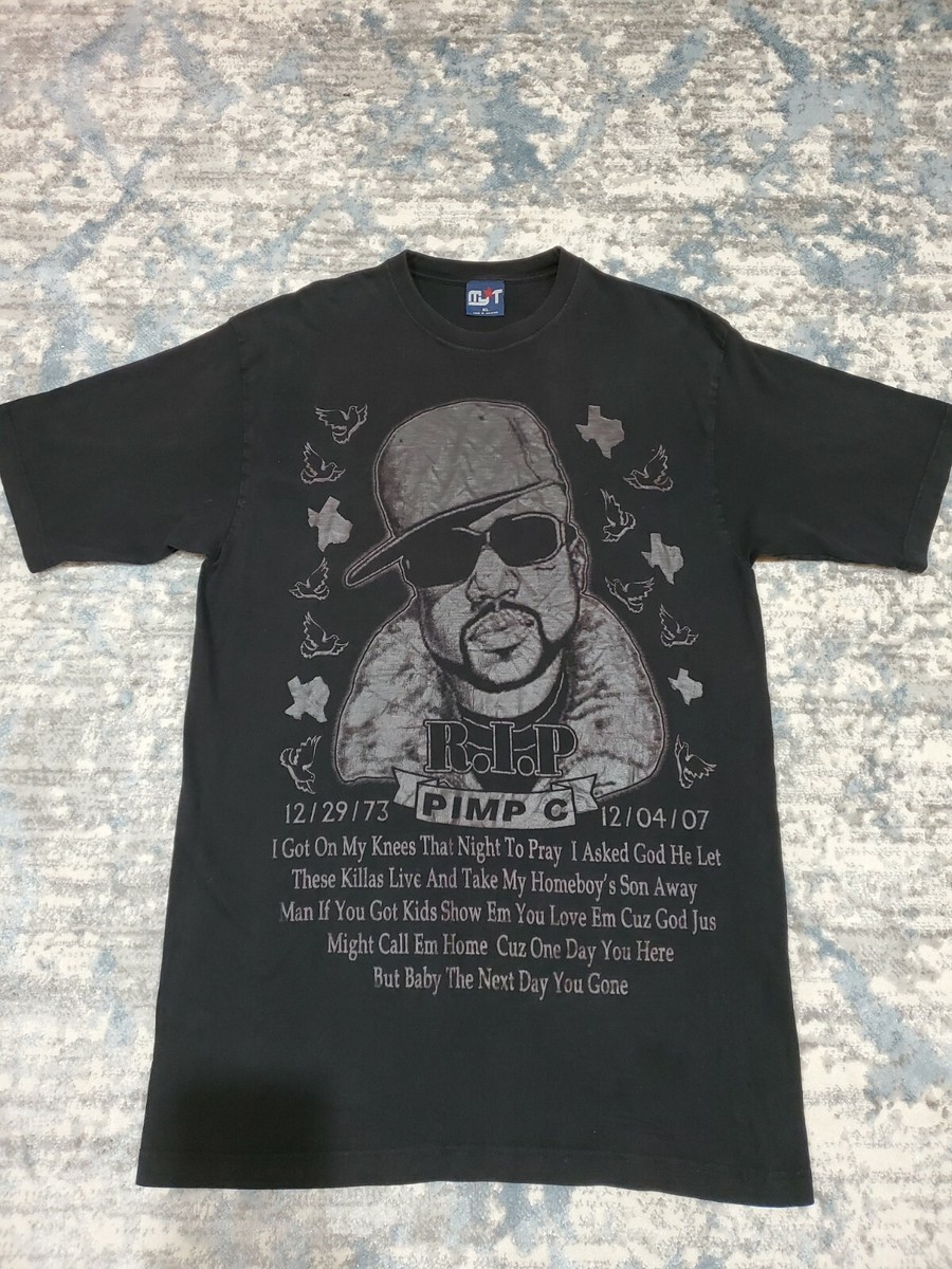 Vintage RIP Pimp C Rap Music T-Shirt Men