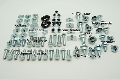 SPECBOLT BODY & FENDERS BOLT KIT HONDA CRF 150 250 450 SEAT