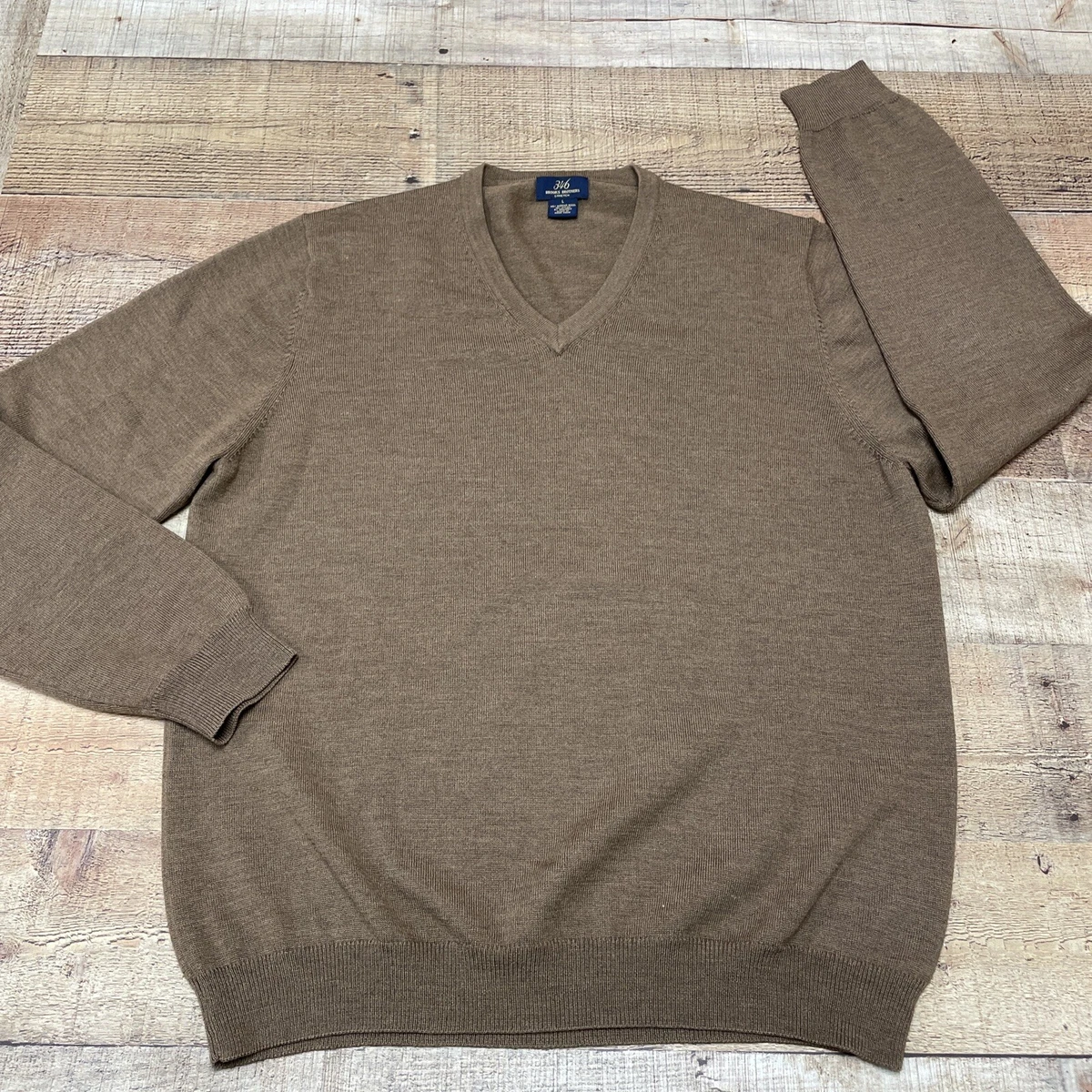 Brooks brothers 346 2025 merino wool sweater