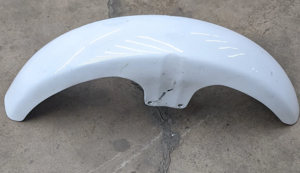 Guardabarros delantero BMW Airhead R80ST R45 R65 personalizado ACERO Foto 3 de 4