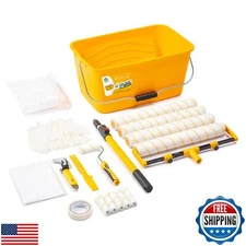 VOOMEY 23PC 18 Inch Paint Roller Kit,18" Paint Bucket, Small Paint Roller Set
