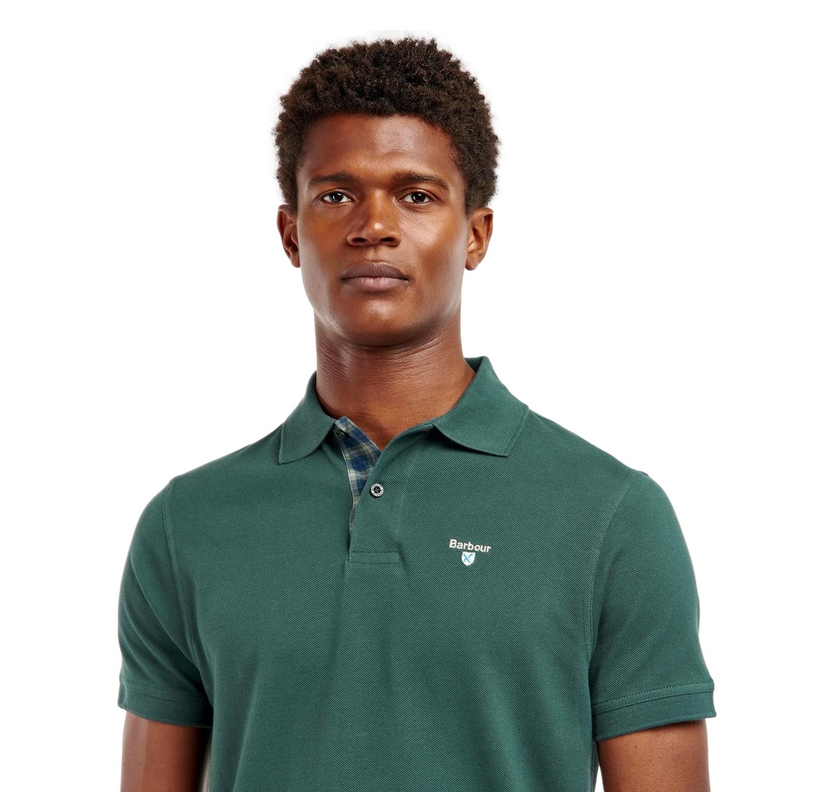 Tシャツ・カットソー Barbour SS25 Tartan pique polo shirt (MML0012 BK31) Tシャツ・カットソー Barbour SS25 Tartan pique polo shirt
