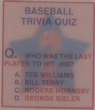 1986 Sportflics - Ted Williams #40 - 1 of 1
