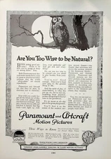Original Ad for Paramount and Artcraft Motion Pictures