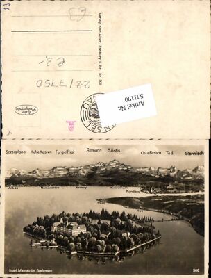 531190,Insel Mainau im Bodensee Konstanz Vogelschau Staad Arbon