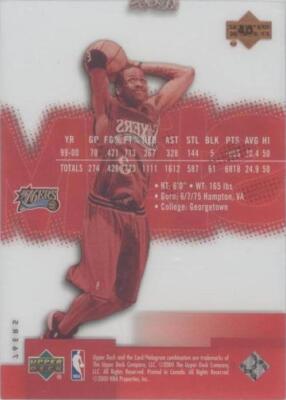 2000-01 Upper Deck Slam - Allen Iverson #40 for sale | eBay