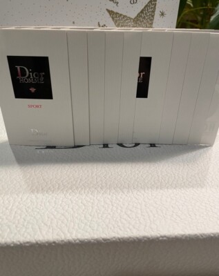 10X Dior Homme Sport EDT Eau De Toilette Vial Spray Men 0.03 Oz/ 1.0 ml Sample