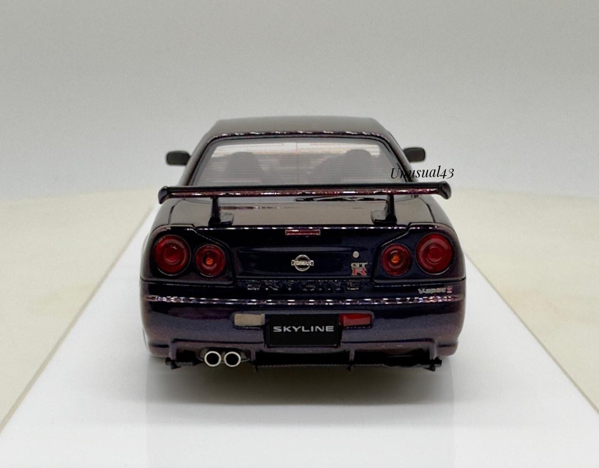 1/43 Make Up Nissan Skyline R34 GTR V-Spec ll Midnight Purple 3