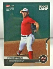 Stephen Strasburg 2020 Topps Now Summer Camp Wave 3 #OD-524 - NATIONALS SP /1763