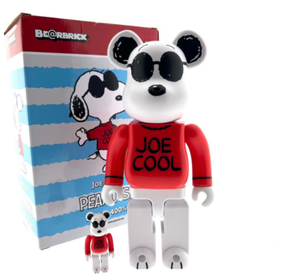 Bearbrick Medicom - BearBrick - Snoopy / Joe Cool / Peanuts - 400% + 100%
