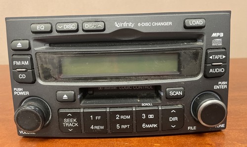 07 - 2011 KIA OPTIMA Infinity Radio 6 DISC CD PLAYER & TAPE 96170-2G100 OEM - Picture 3 of 6