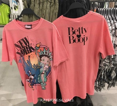 camiseta betty boop zara