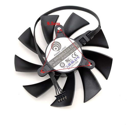 Graphics Card Cooling Fan for GIGABYTE GTX1660ti 1660 1650 SUPER Mini ITX OC Fan - Picture 3 of 8