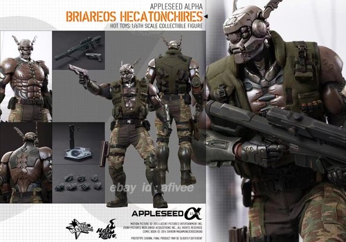 Hot Toys MMS269 1/6 Appleseed Briareos Figure - Rabbit Helmet & Cybernetic Body - Picture 8 of 8