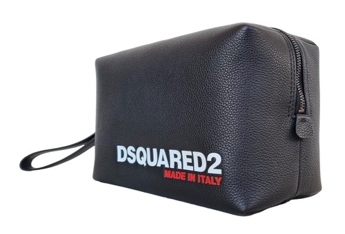 Dsquared2 Pochette beauty Unisex in Pelle BYM0051 25103888 2124 Nero - Picture 4 of 5