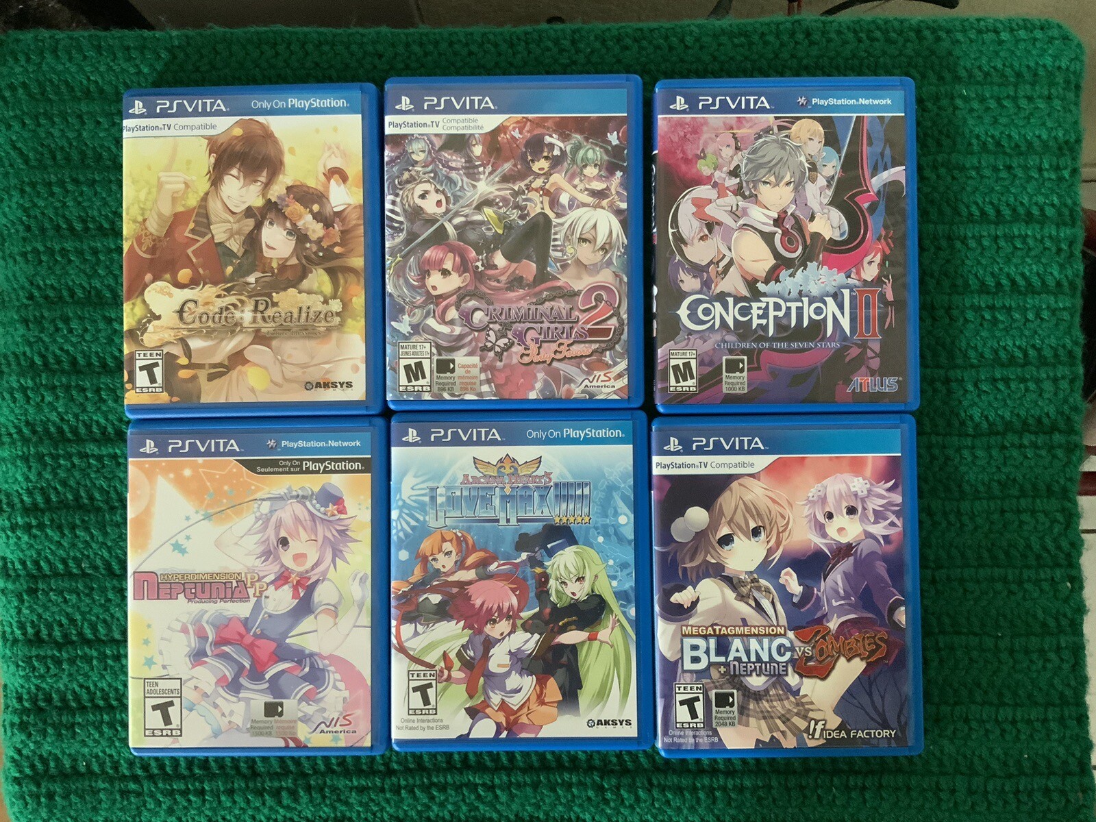 Sony PlayStation Vita Lot 6 Game Cartridges With Case. eBay